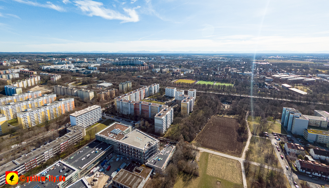 20.02.2023 - Baustelle zur Grundschule am Strehleranger in Neuperlach